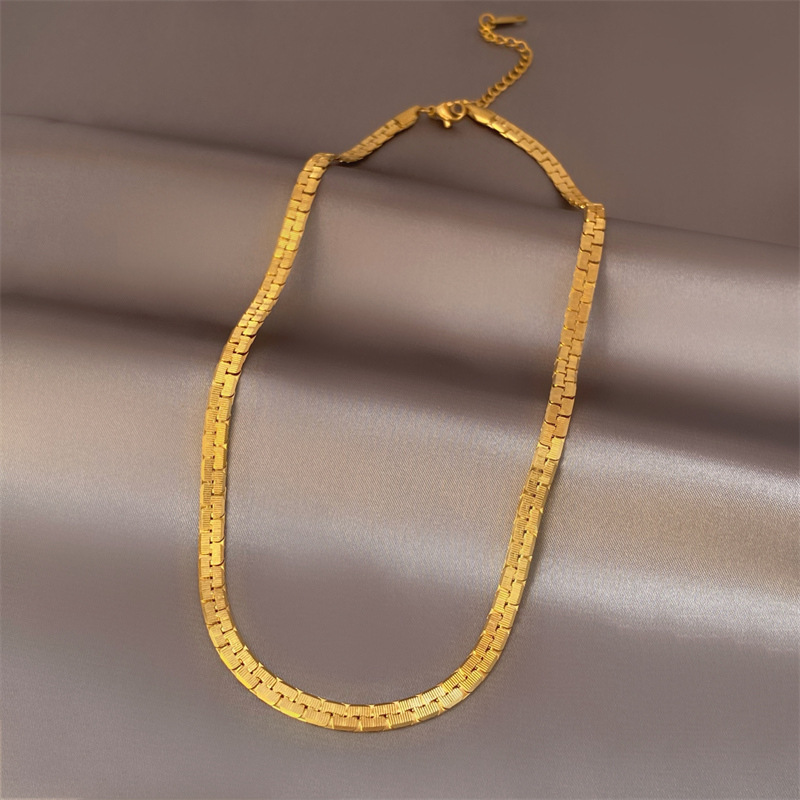 Birth Flower Necklace - 316L stainless steel New fashion woven