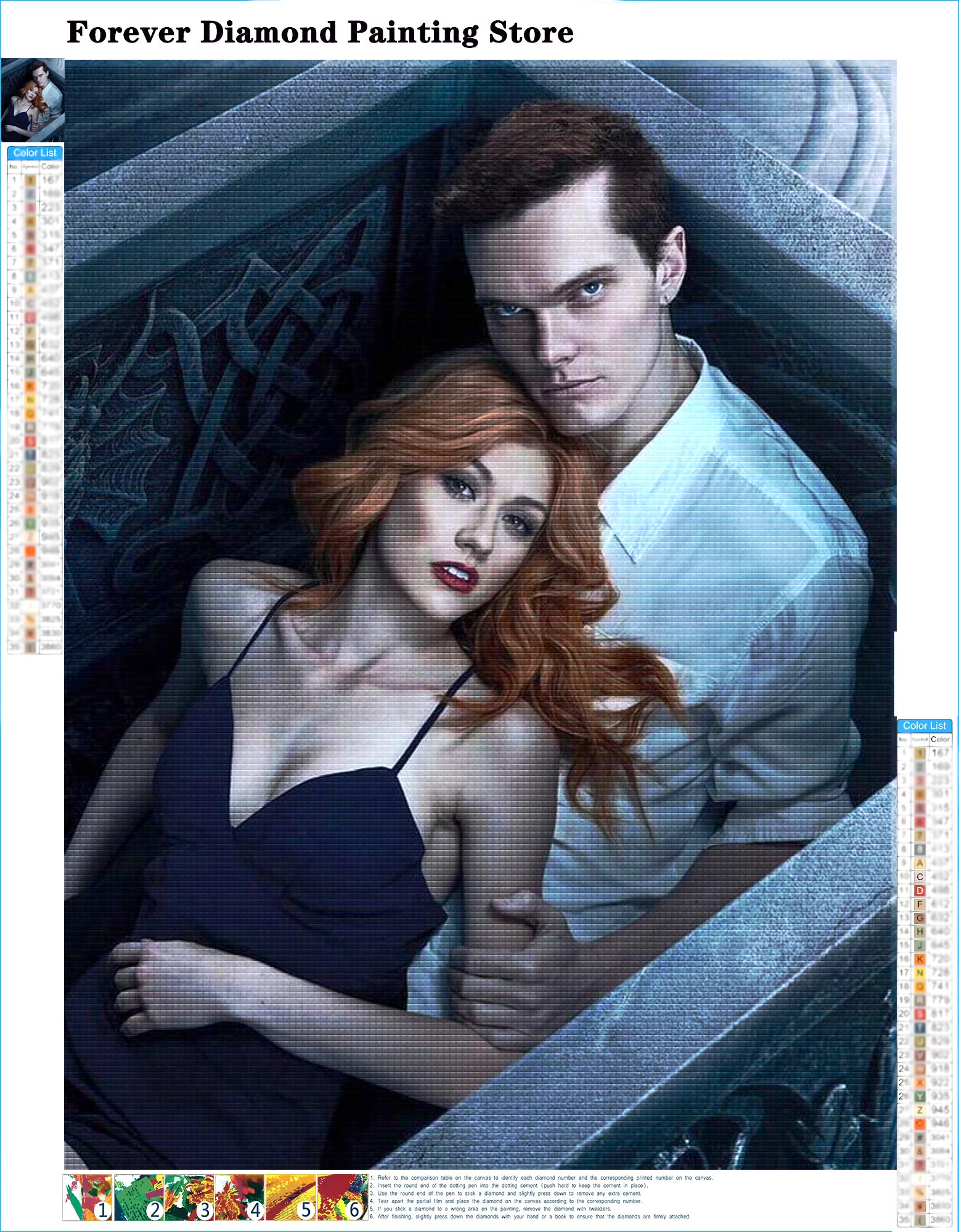 Full Drill Diamond Embroidery  - огляд і ціна Photo Mosaic Print