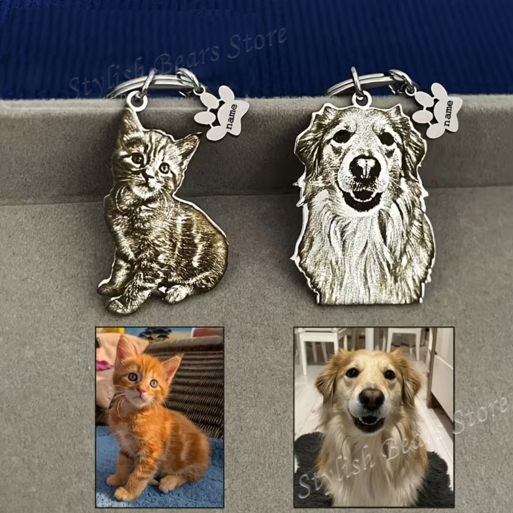 Custom Picture Keyring Pet Nam - огляд і ціна Pet Portrait Custom