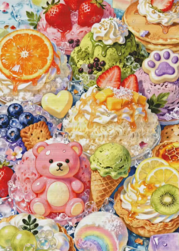 Diamond Painting Pastoral Picn - огляд і ціна Photo Mosaic Print