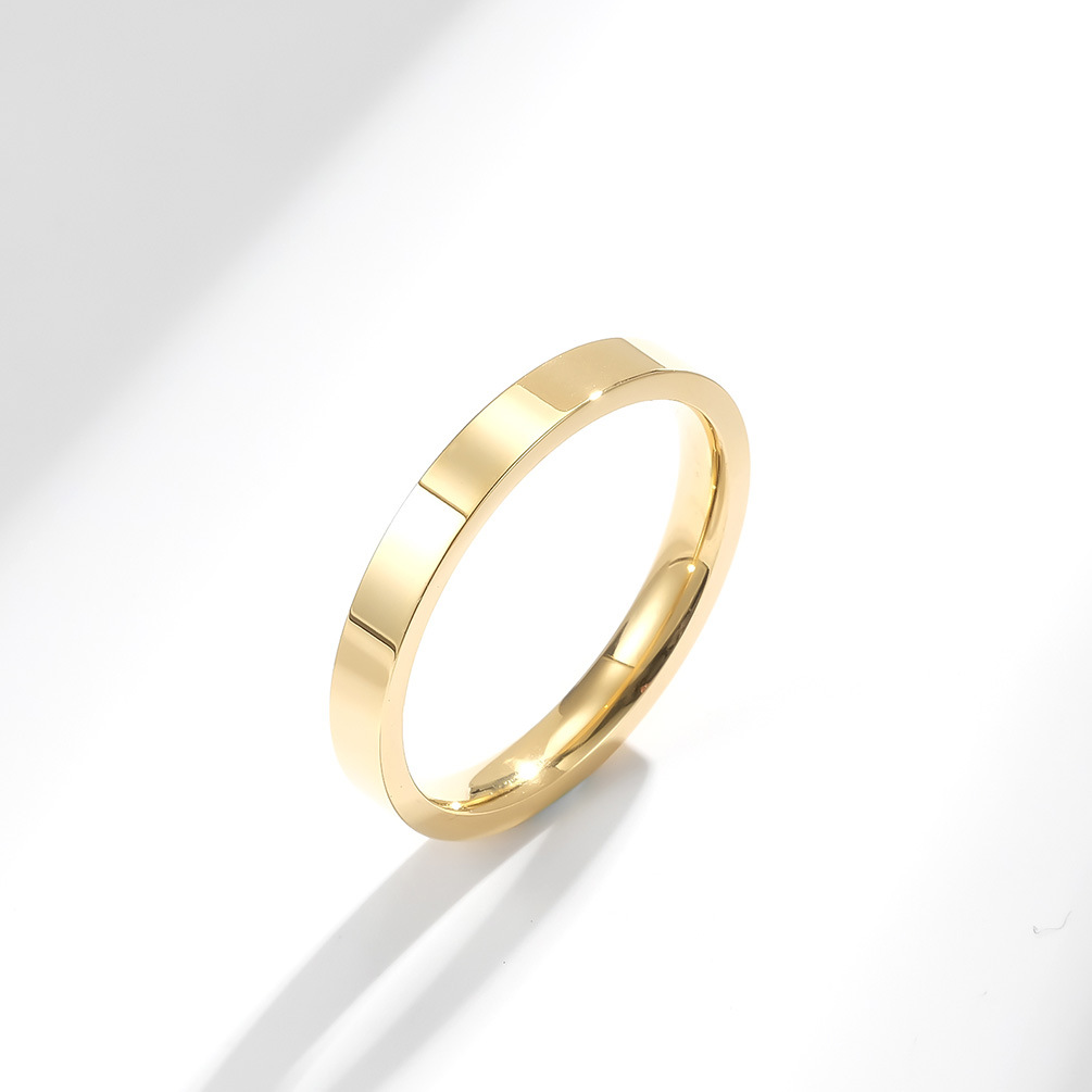 3MM Classic Simple 316L Stainl - огляд і ціна Initial Ring Custom