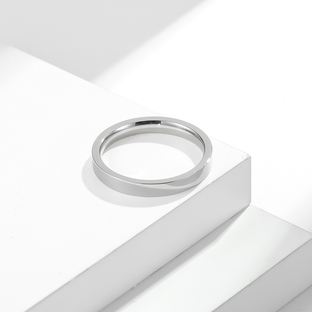 3MM Classic Simple 316L Stainl - огляд і ціна Initial Ring Custom