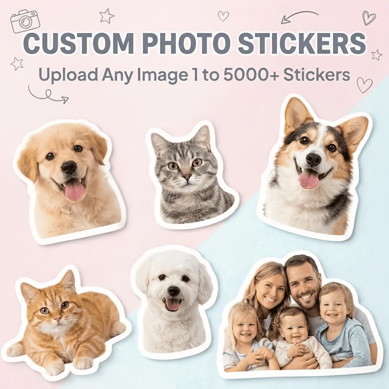 Custom cut stickers, custom ph - огляд і ціна Pet Portrait Custom